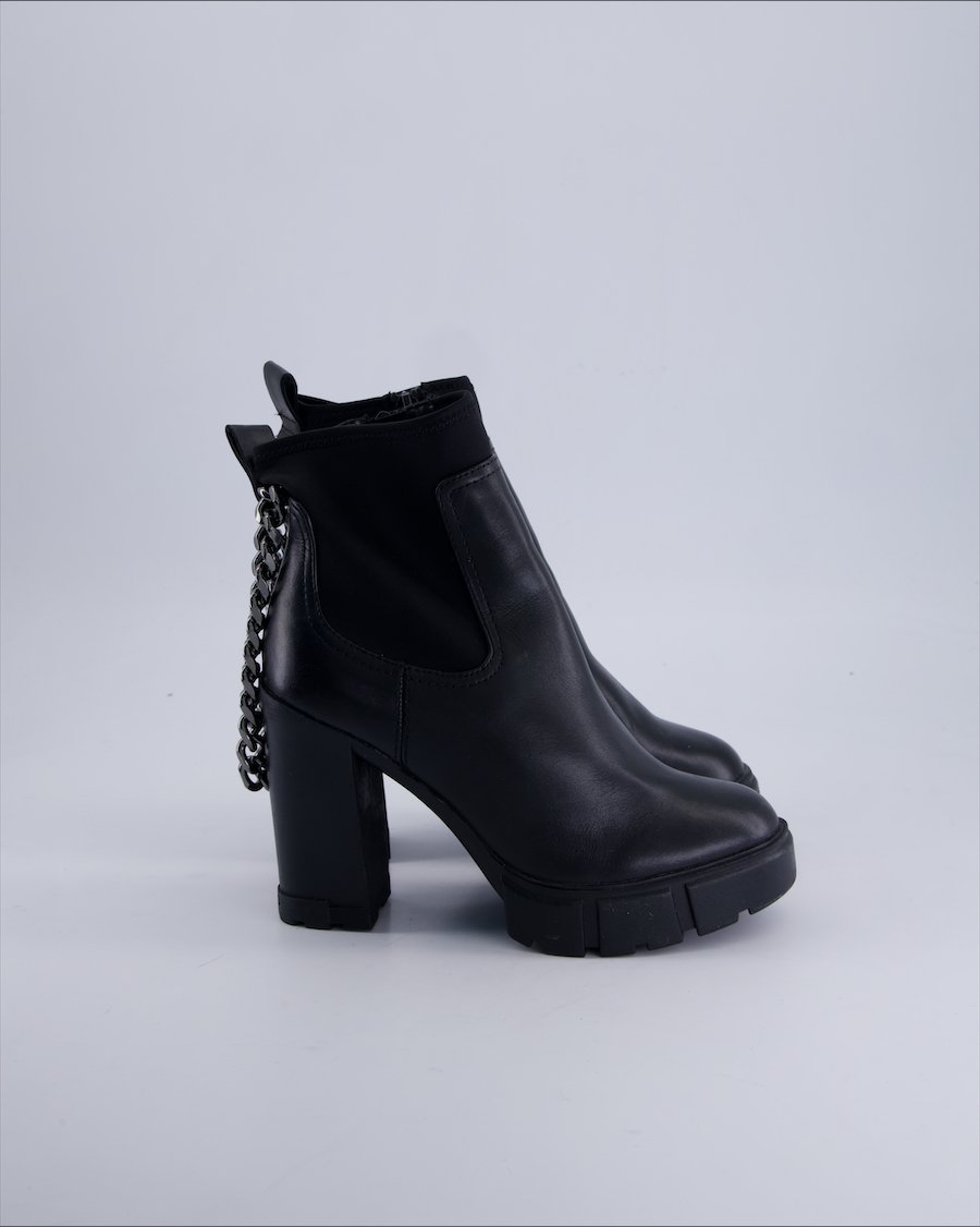 Aldo Ankle Boots Leather Black 37.5 EU