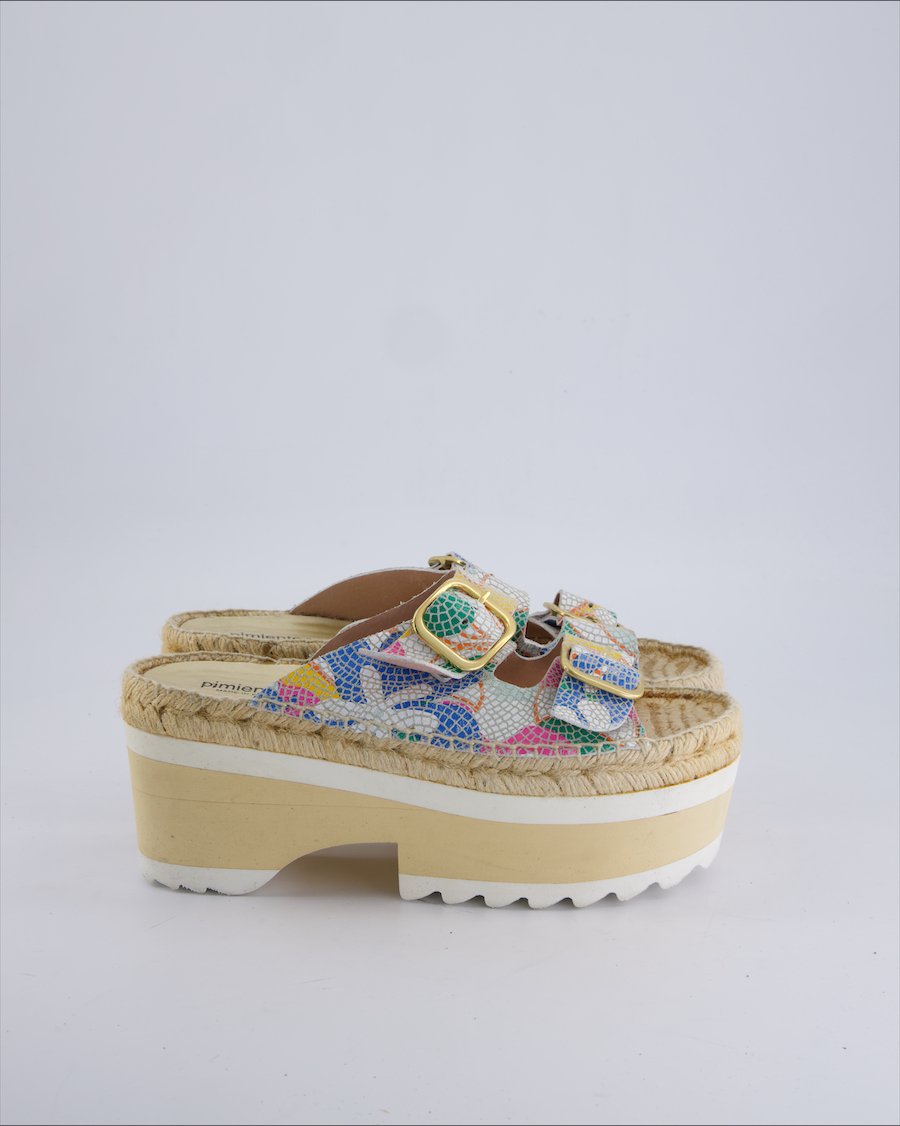 Pimientos Sandals Leather Multicolour 39 EU