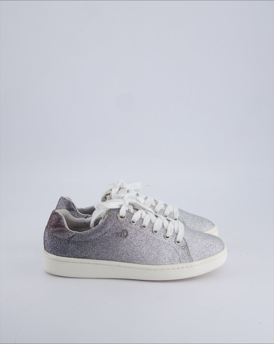 S.oliver Trainers Leather Silver 37 EU