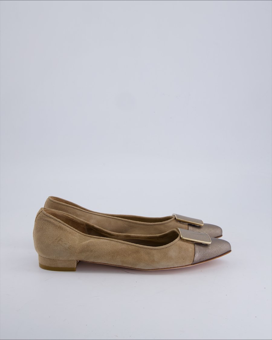 Gabriele Flats Suede Beige 39 EU
