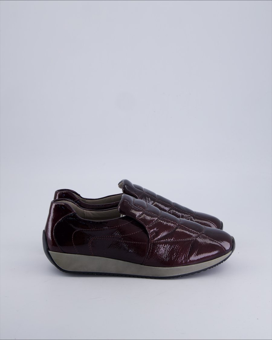 Ara Trainers Leather Burgundy 38.5 EU