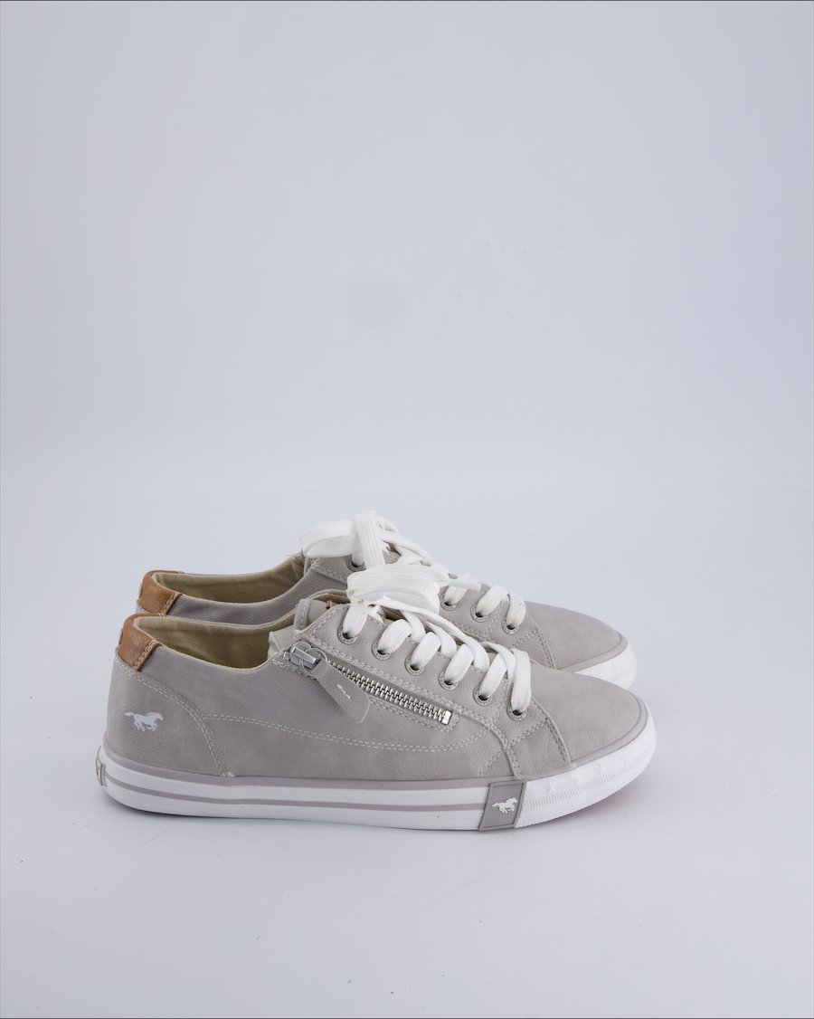 Mustang Trainers Leather Grey 40 EU