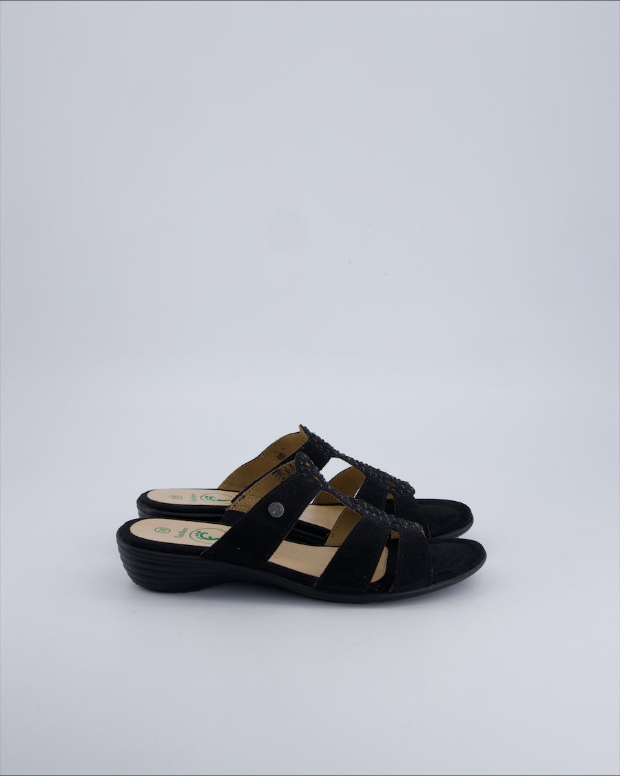 Footflexx Sandals Suede Black 38 EU