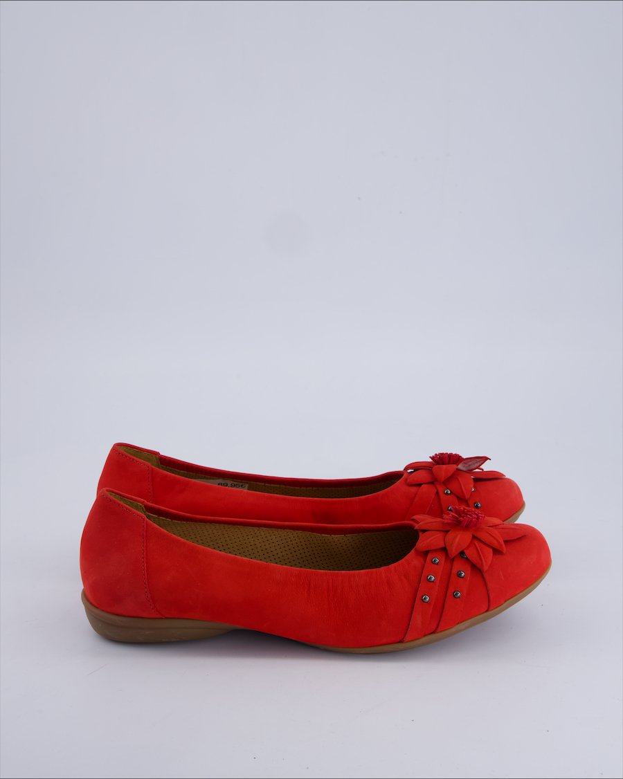Gabor Ballet flats Suede Red 40 EU