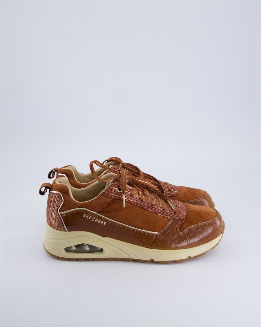 Skechers Trainers Leather Brown 41 EU