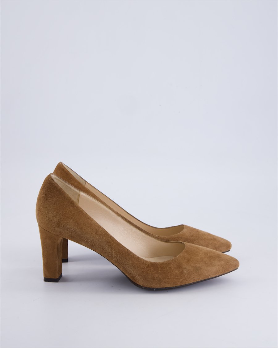 Vigneron Heels Suede Ecru 37 EU