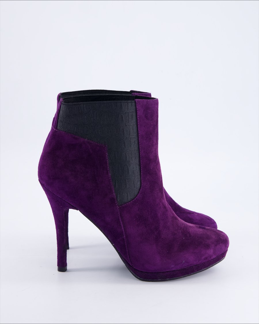 Smh Ankle Boots Suede Purple 39 EU