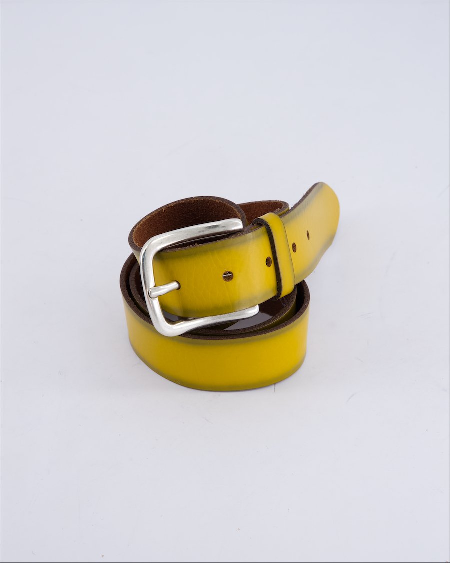Vanzetti Belts Leather Yellow 90 cm