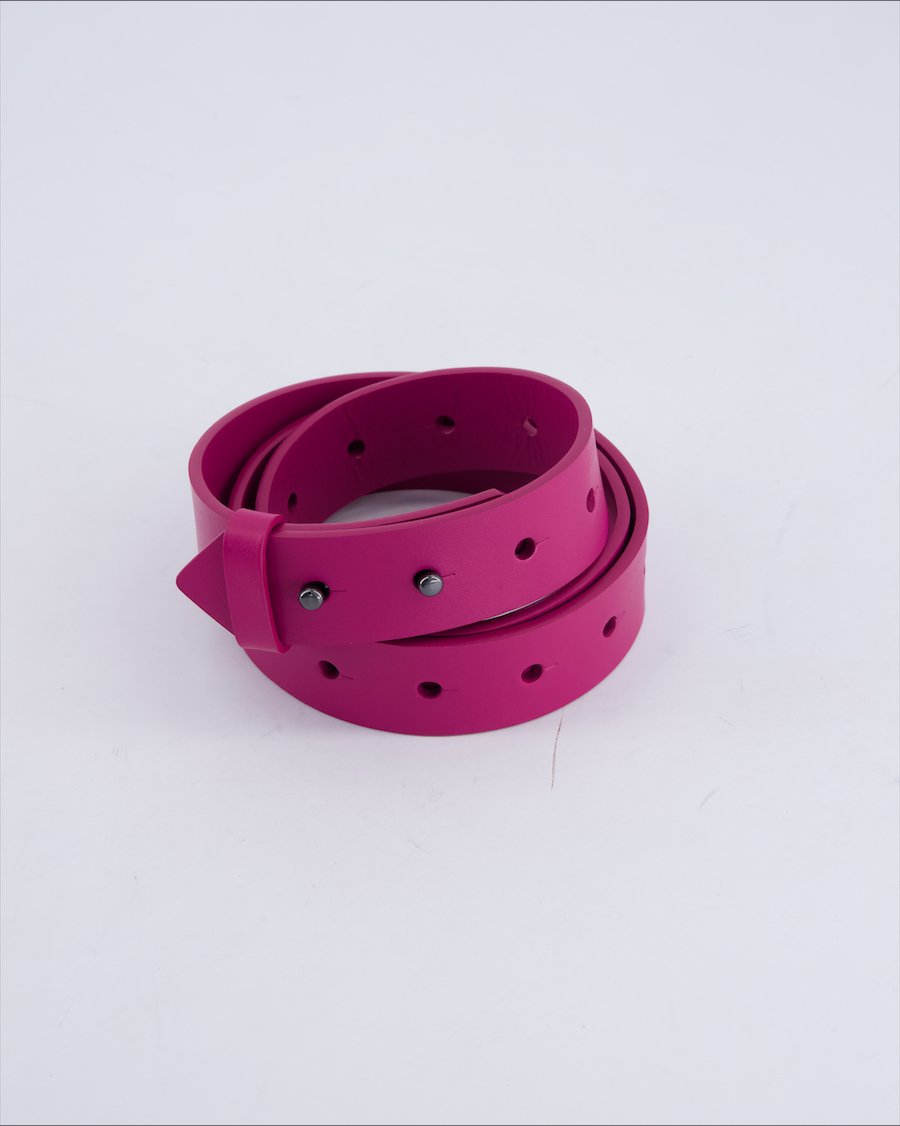 Karen Millen Belts Leather Purple 90 cm