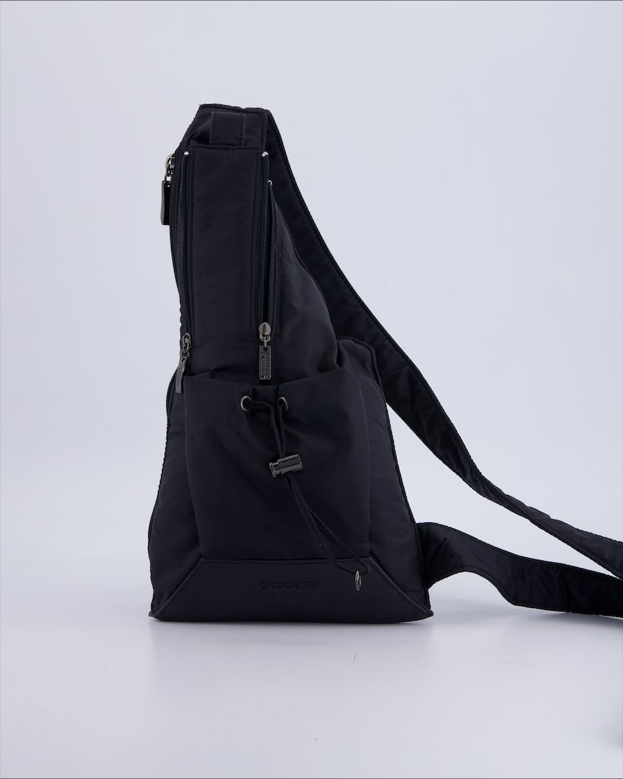 Claudio Ferrici Crossbody bags Cloth Black