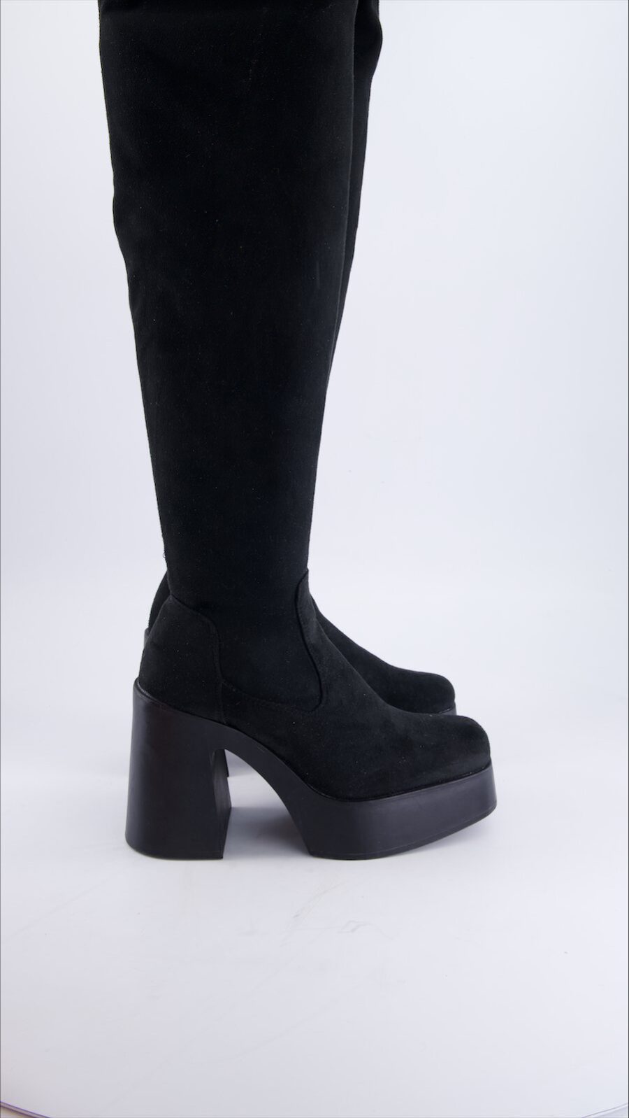 Pull&bear Boots Suede Black 37 EU