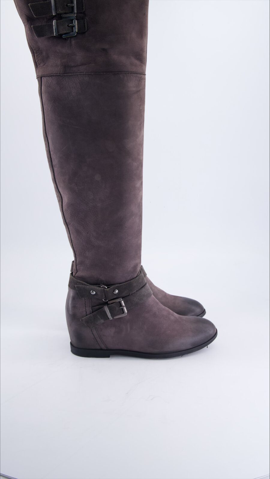 Gino Rossi Boots Leather Anthracite 37 EU