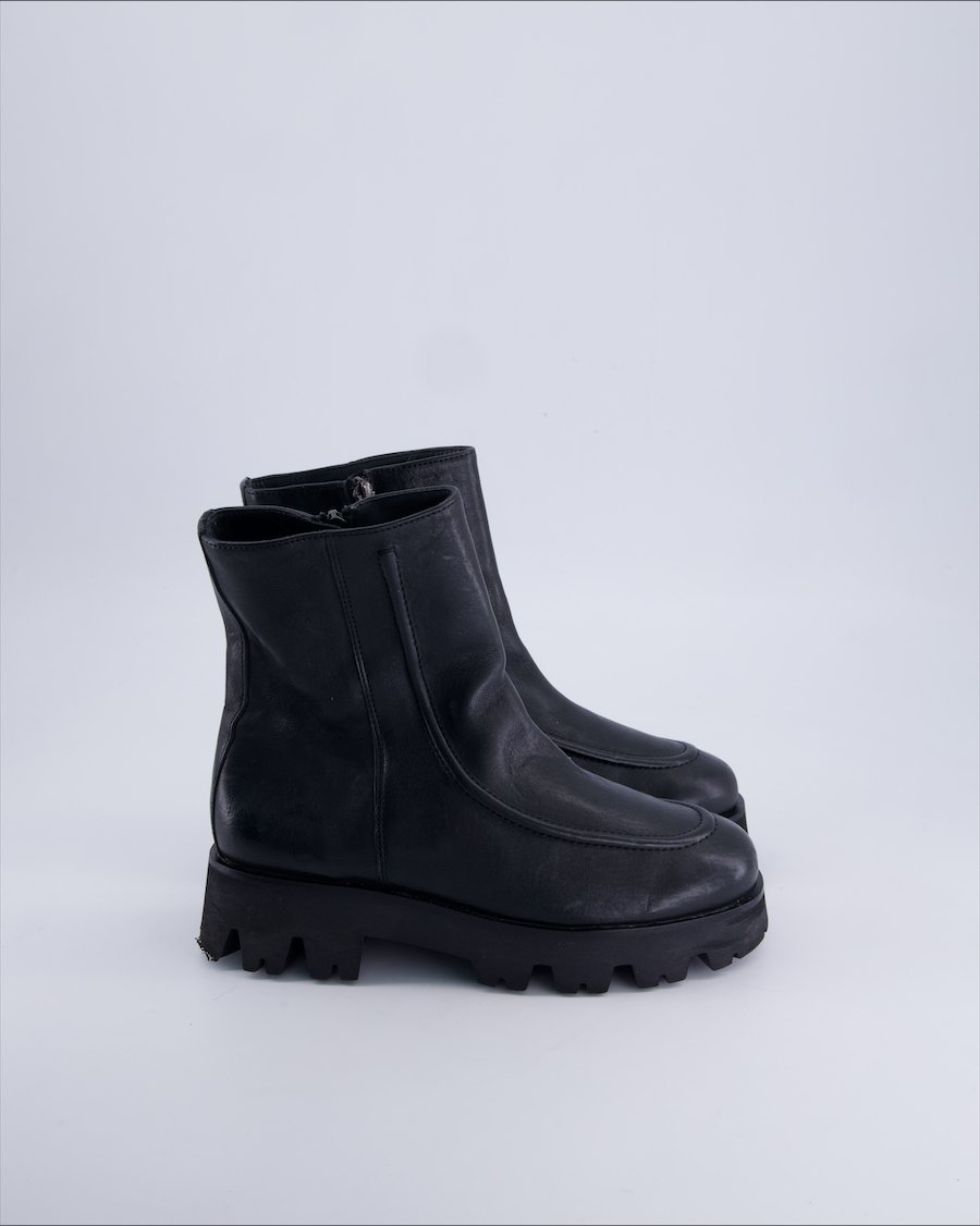 Paul Green Ankle Boots Leather Black 36 EU