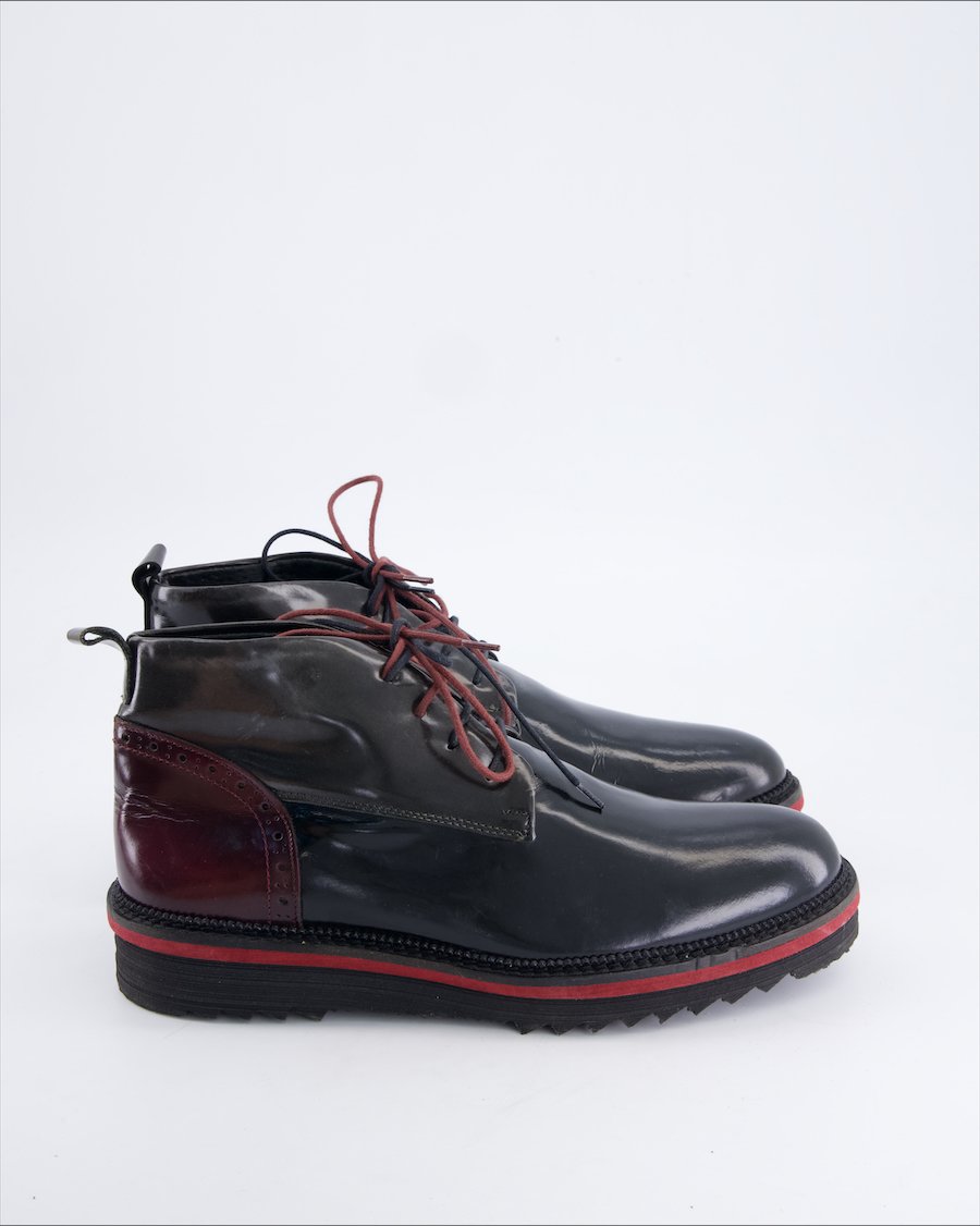 Yvo Ankle Boots Leather Burgundy 42 EU