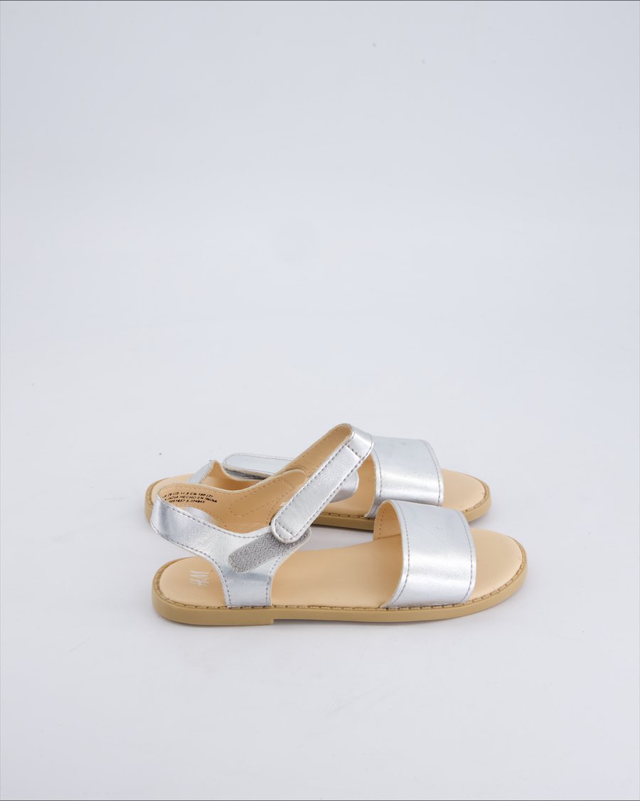 H&m Sandals Polyurethane Silver 29 EU