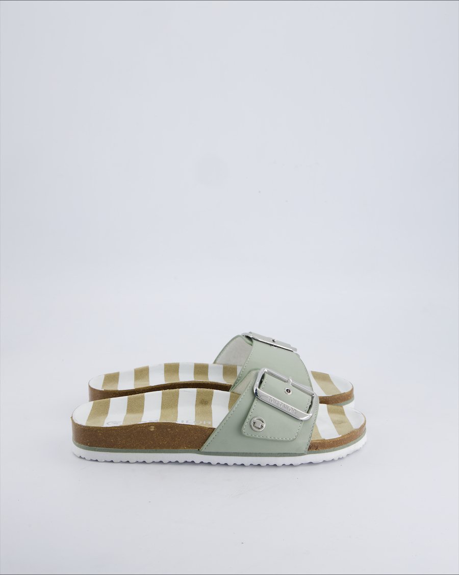 Tom Tailor Sandals Leather Green 37 EU