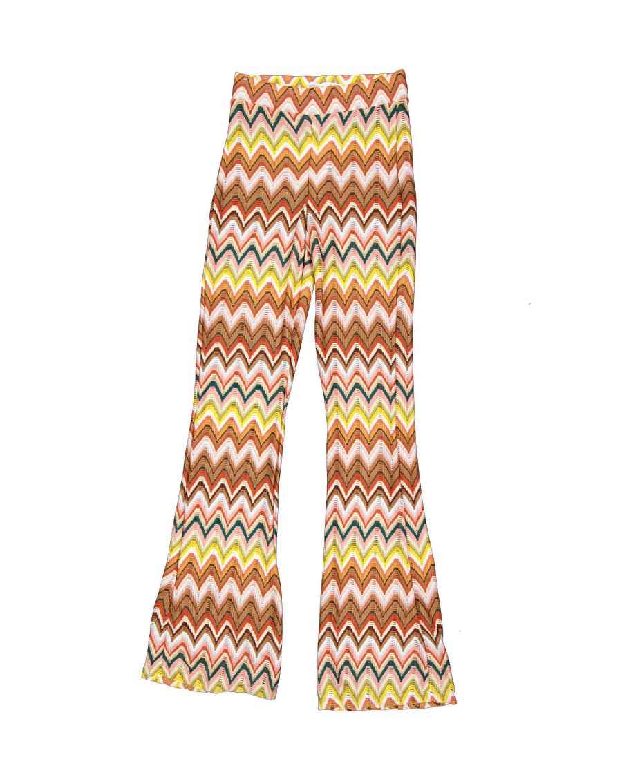 Bershka Trouser Polyester Multicolour S