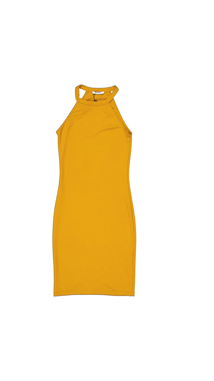 Zara Mini Dresses Polyester Yellow S