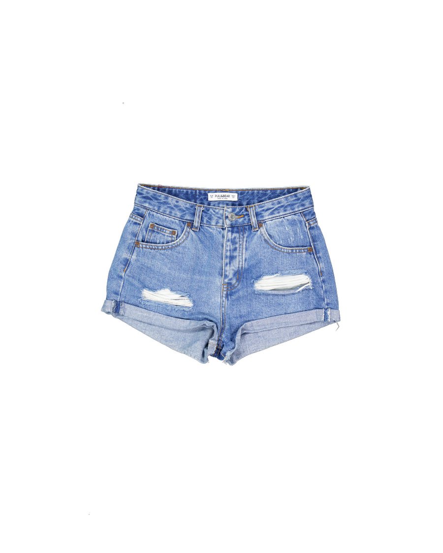 Pull&bear Short Cotton Blue 32 IT
