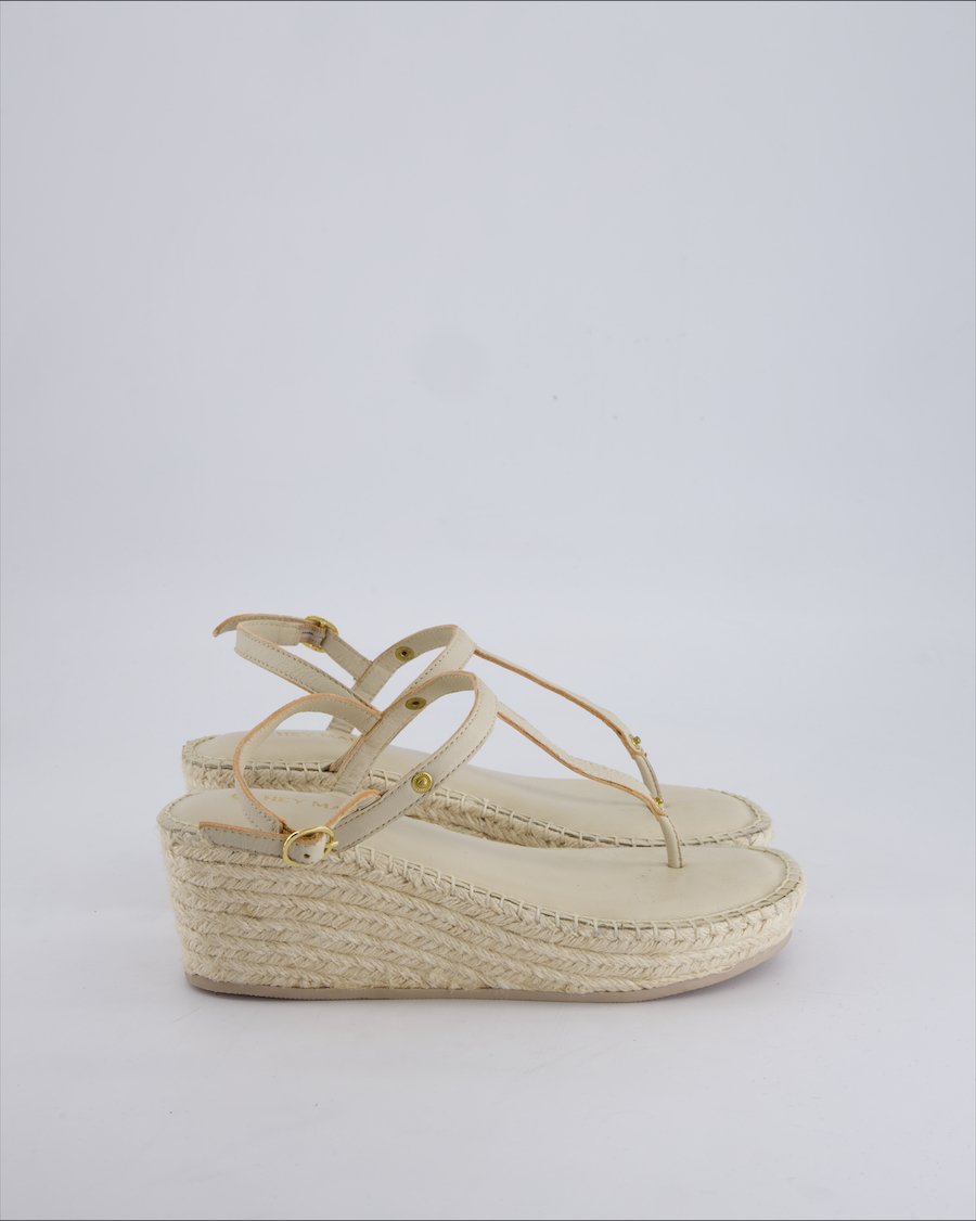 Hey Marly Sandals Polyurethane Beige 37 EU