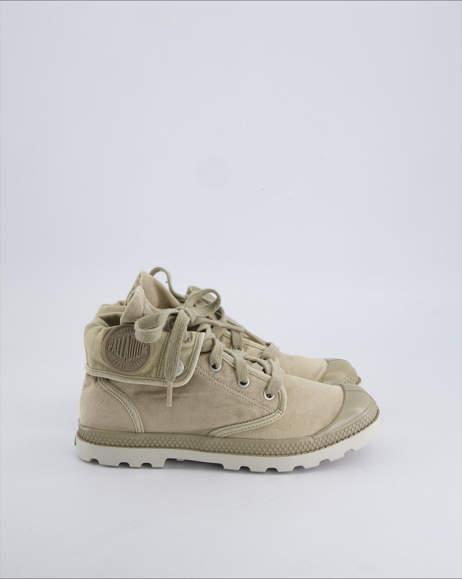 Palladium Trainers Cloth Khaki 37 EU