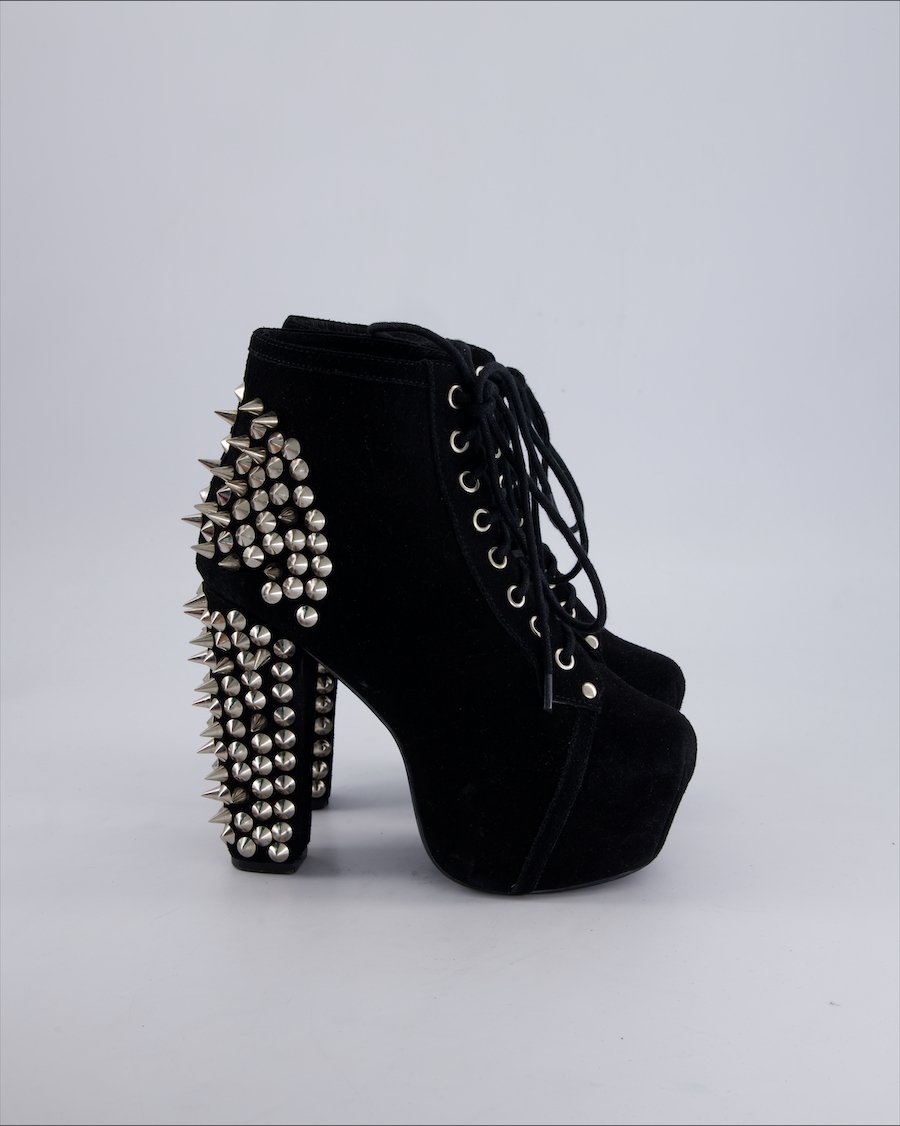 Havana Last Jeffrey Campbell Ankle Boots Suede Black 36 EU