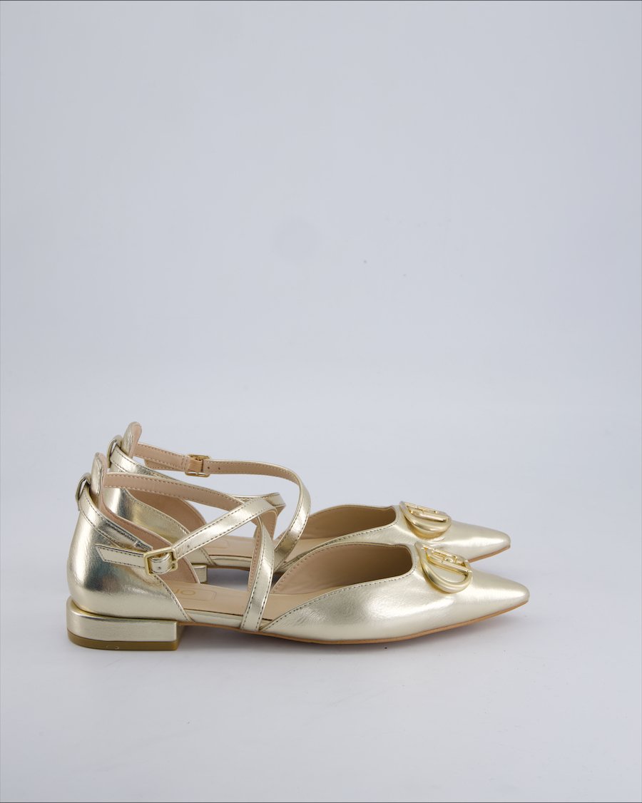 Liu.jo Sandals Leather Gold 37 EU