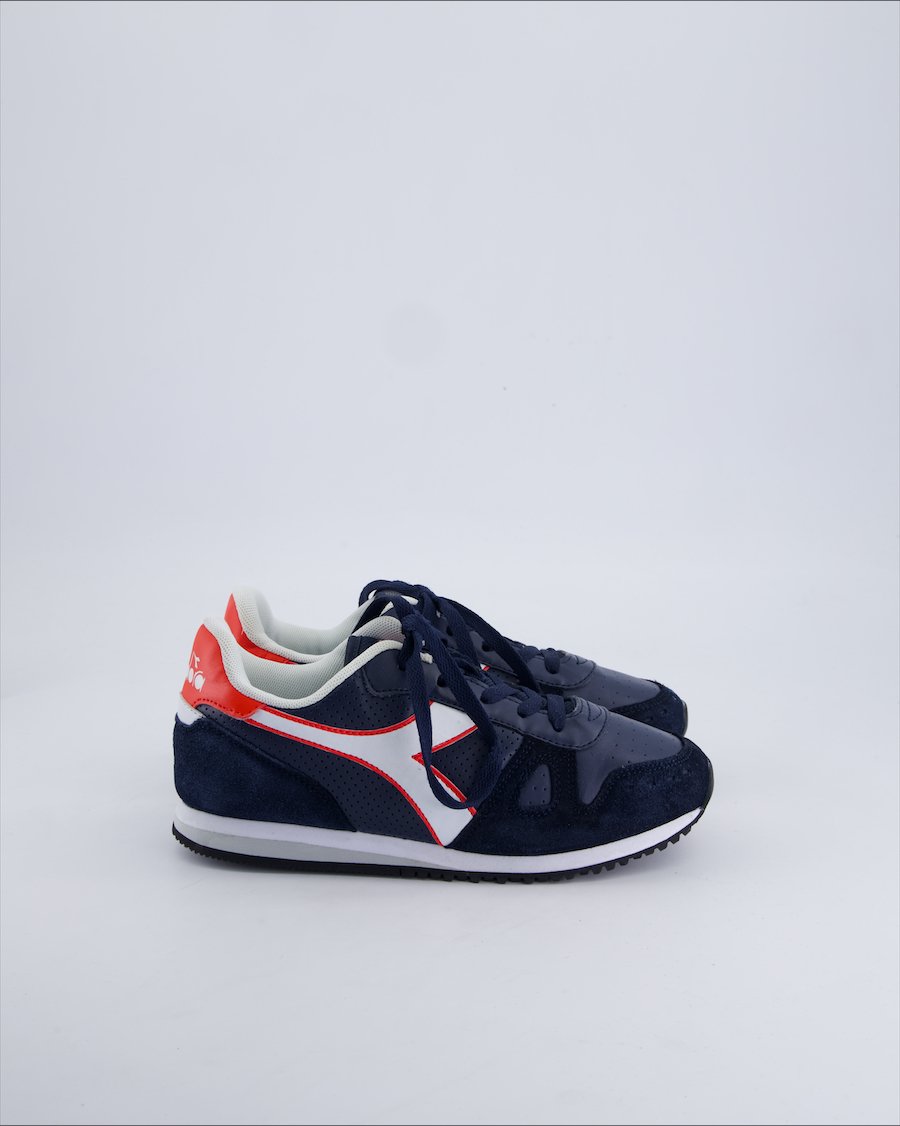 Diadora Trainers Leather Blue 37 EU