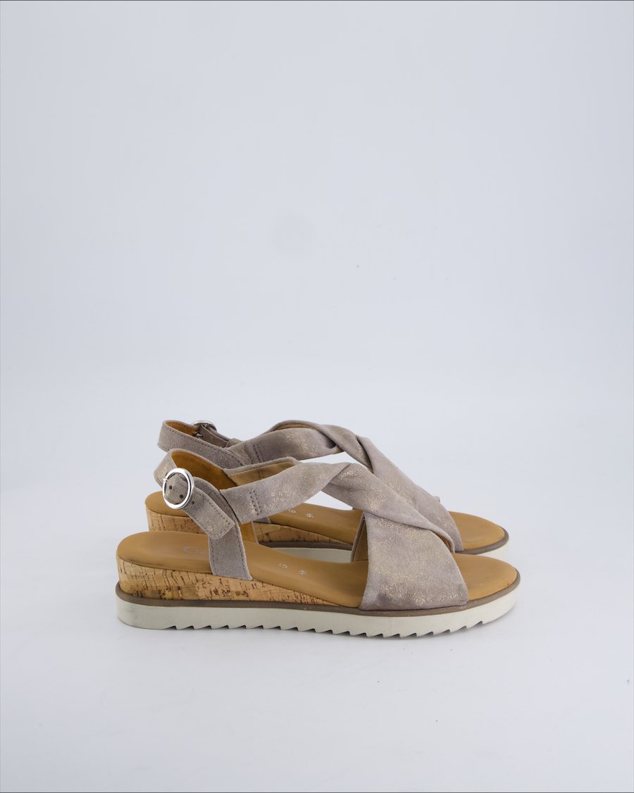 Gabor Sandals Leather Grey 38.5 EU