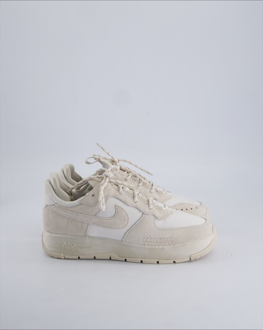Nike Air Force 1 Wild Low Phanton Trainers Cloth White 39 EU