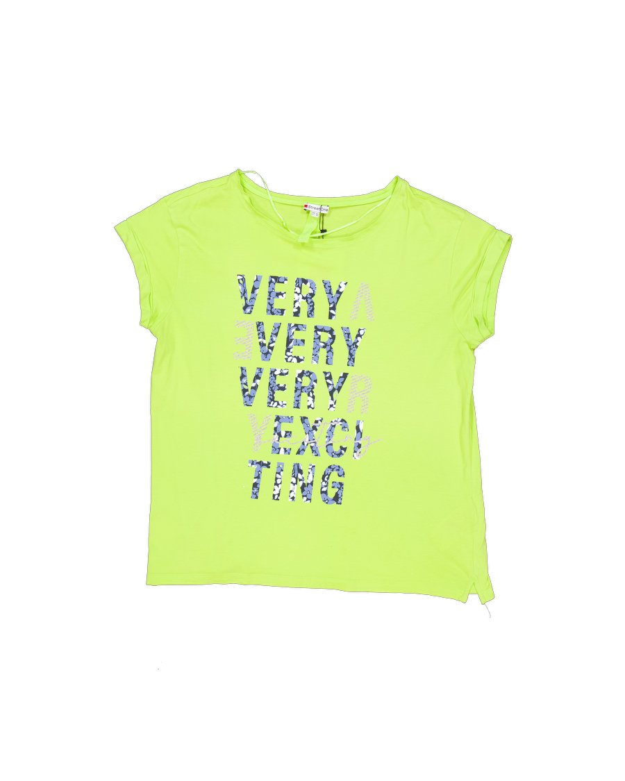 Street One T-shirts Cotton Green XL International