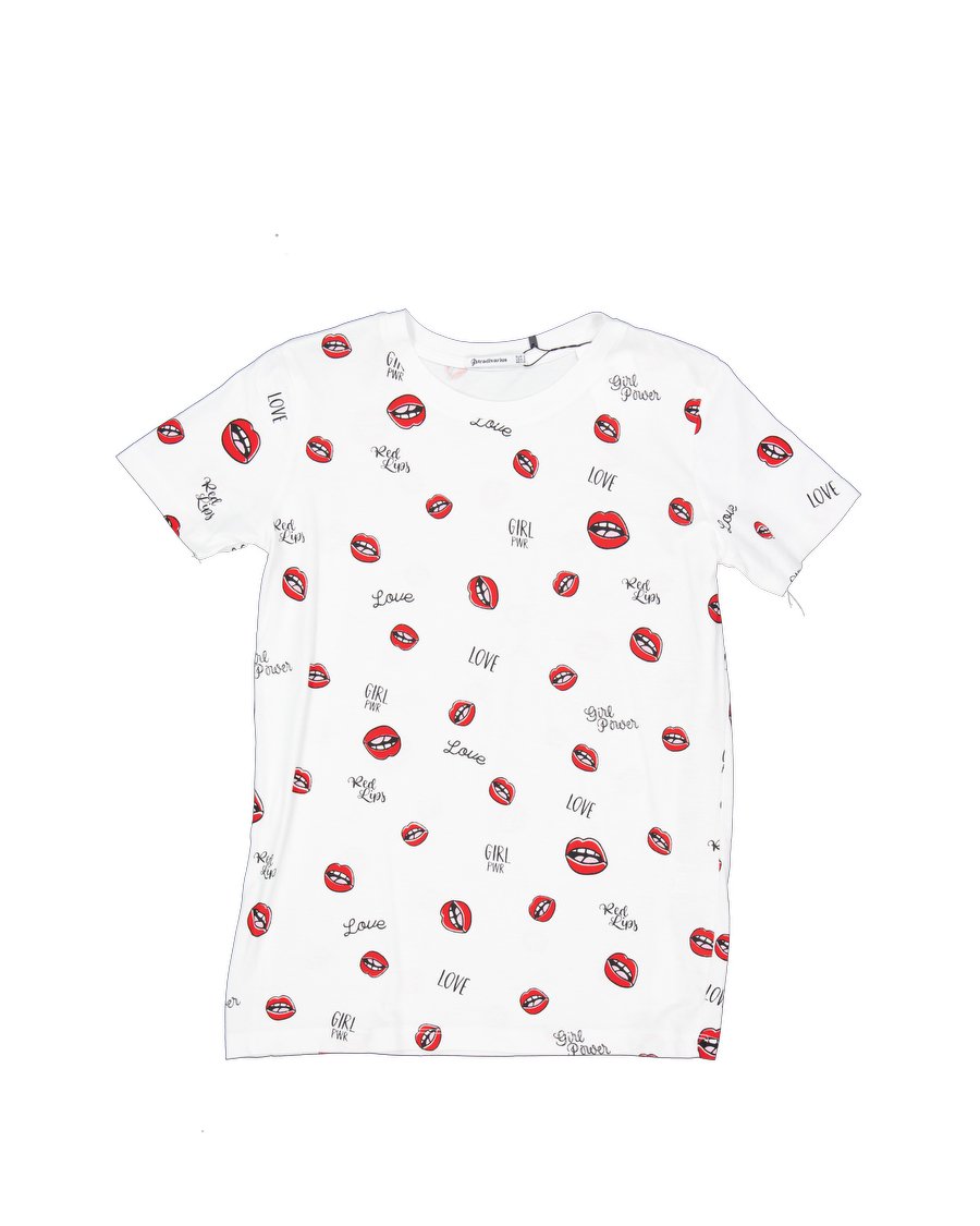 Stradivarius T-shirts Cotton White S
