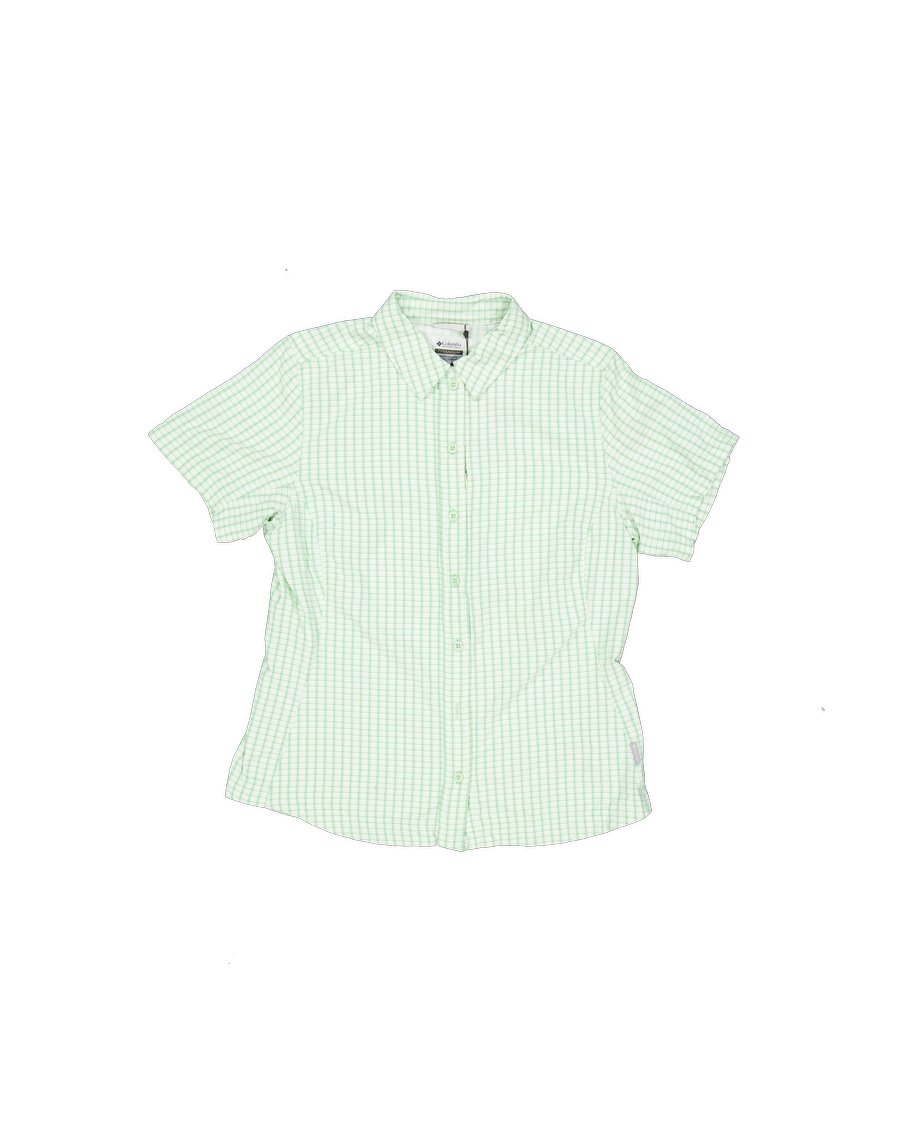 Columbia Shirts Polyester Green S