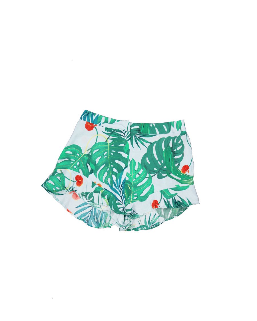 Zara shorts Polyester Green S