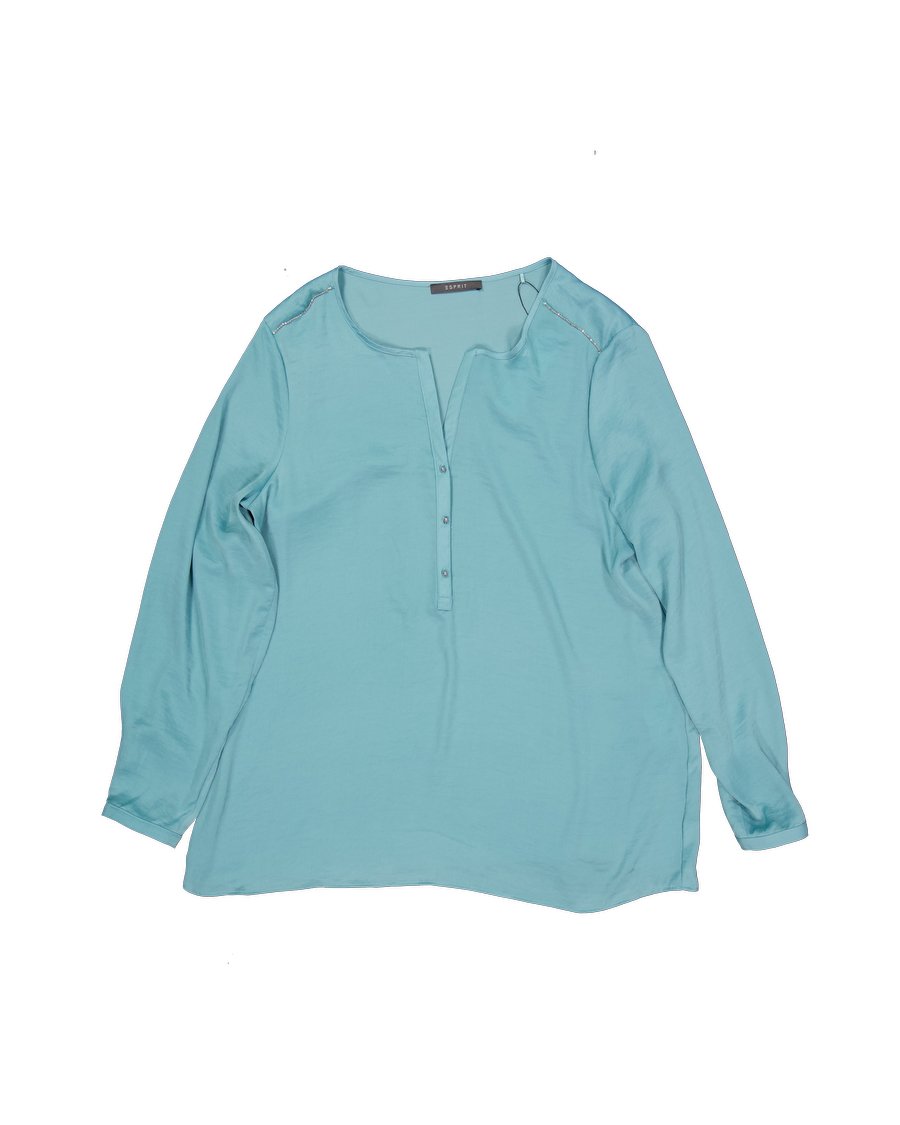 Esprit Blouses Polyester Turquoise XL International