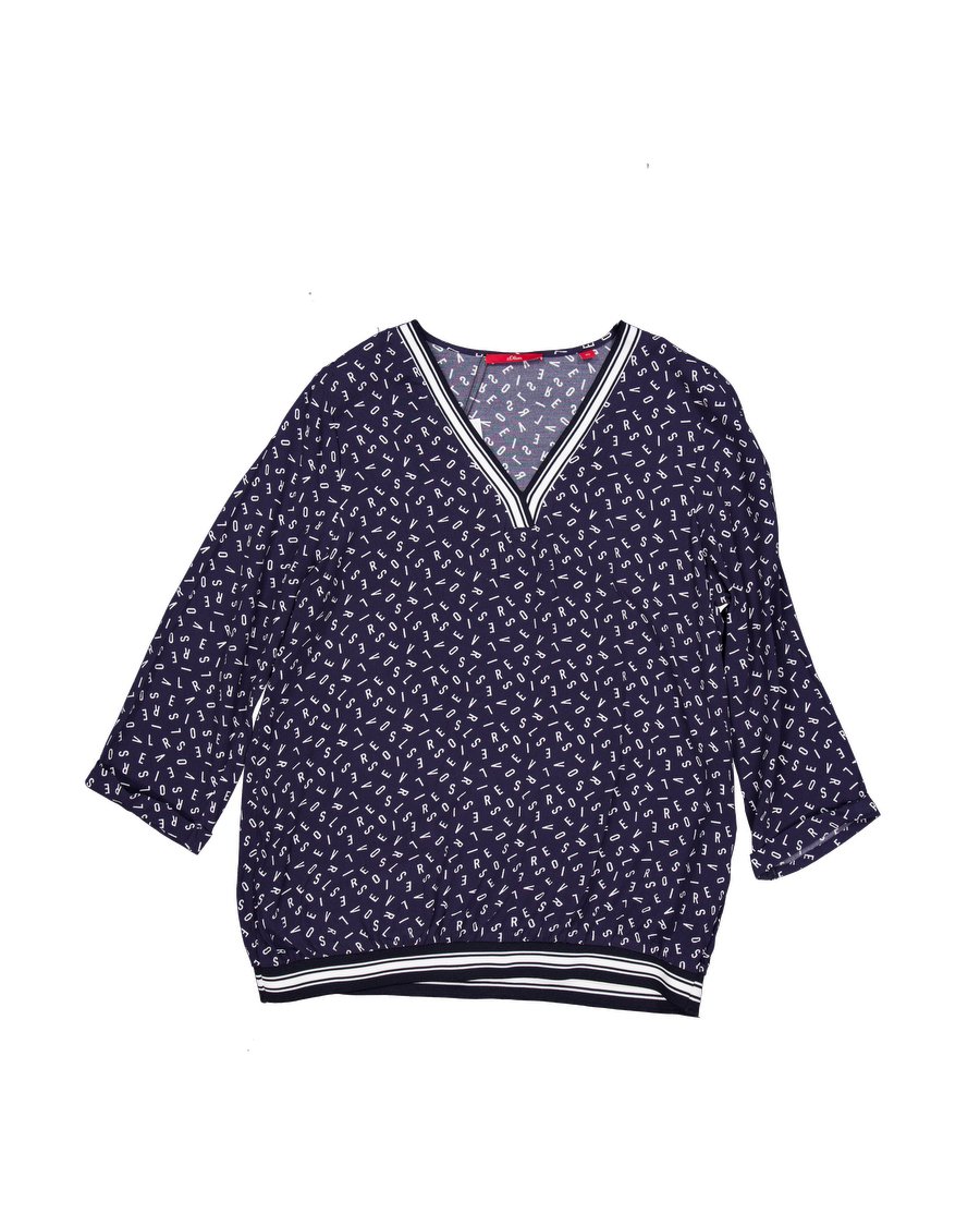 S.oliver Blouses Polyester Navy 40 IT