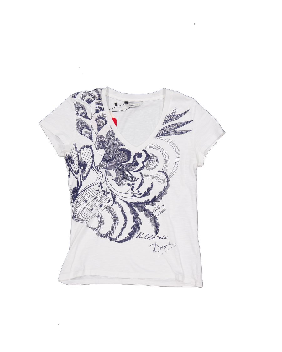 Desigual T-shirts Cotton White S International