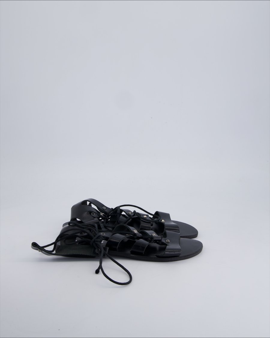 Keys Sandals Leather Black 36 EU
