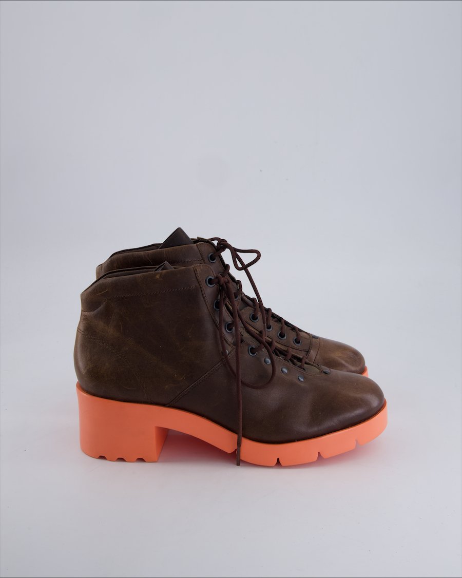 Camper Ankle Boots Leather Brown 41 EU