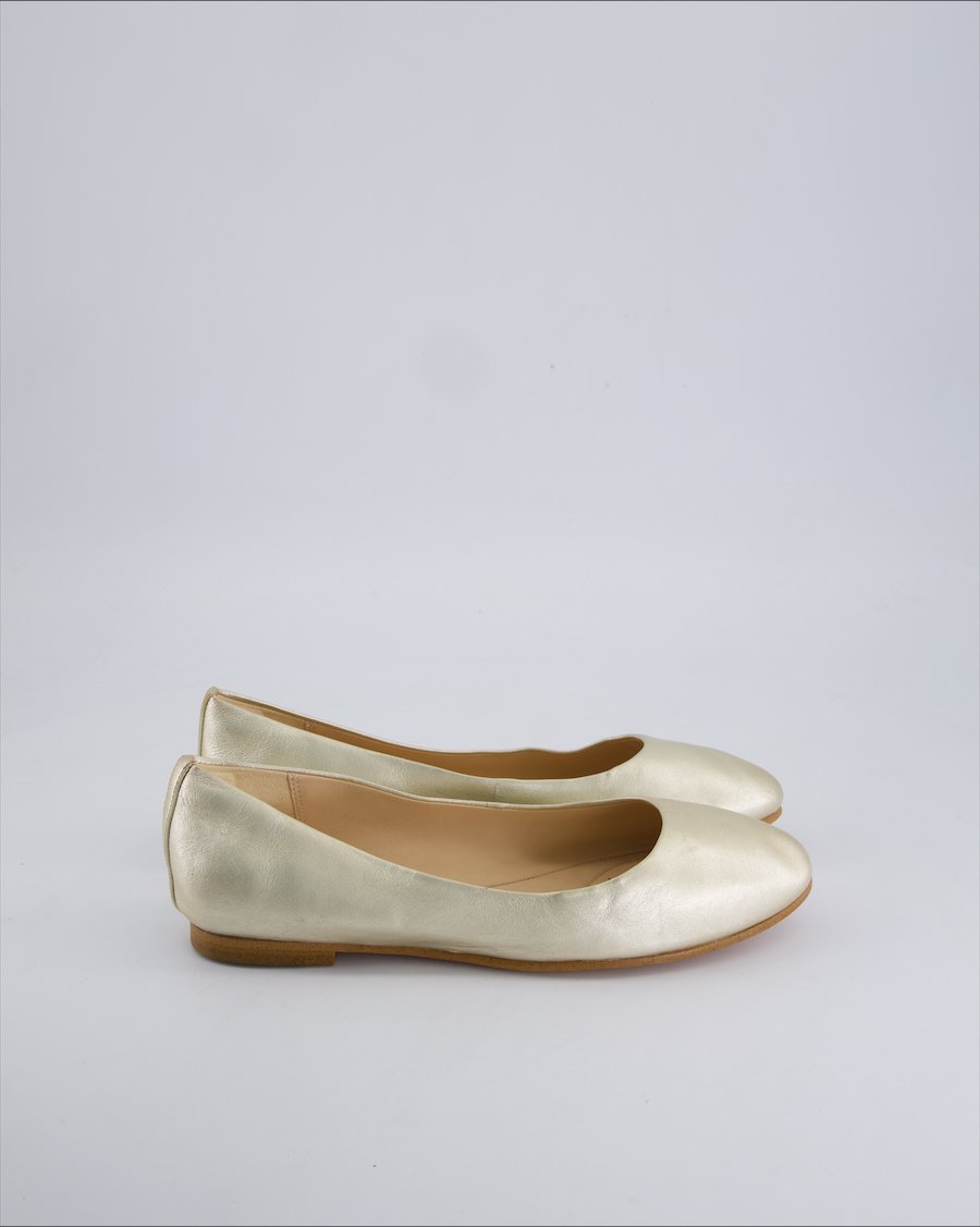 Clarks Ballet flats Leather Gold 41 EU