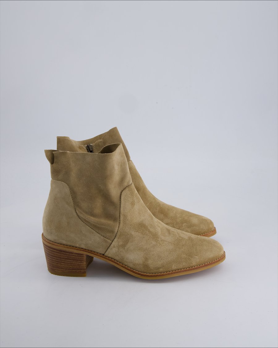 Paul Green Ankle Boots Suede Beige 40 EU