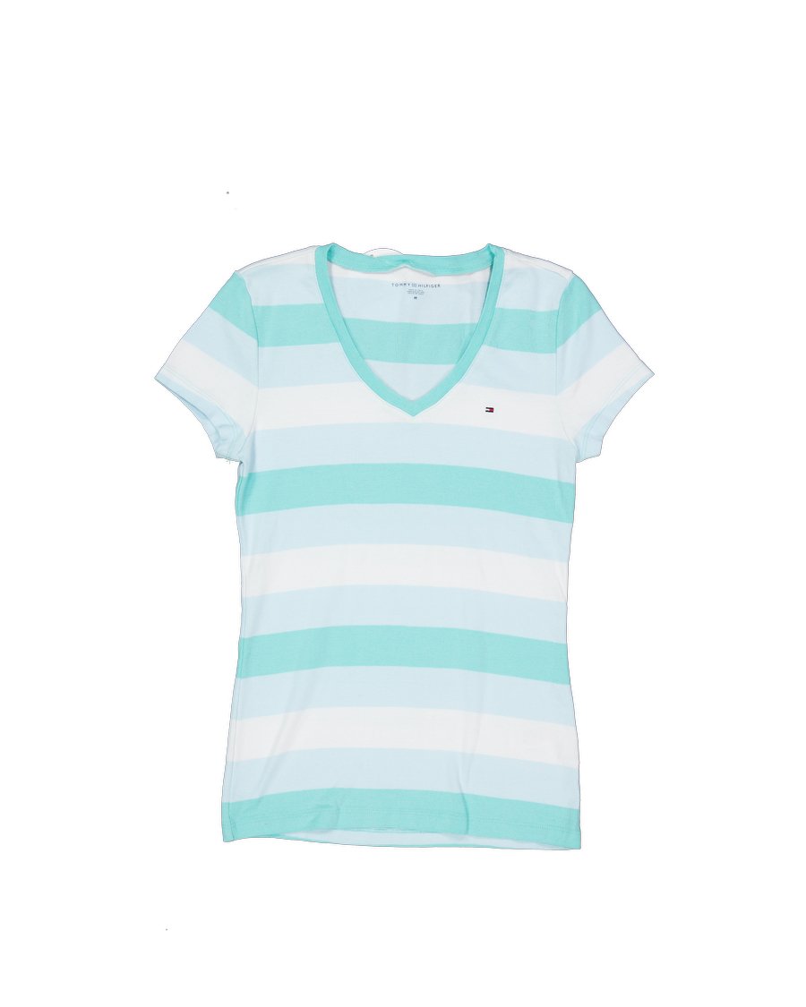 Tommy Hilfiger T-shirts Cotton Turquoise M
