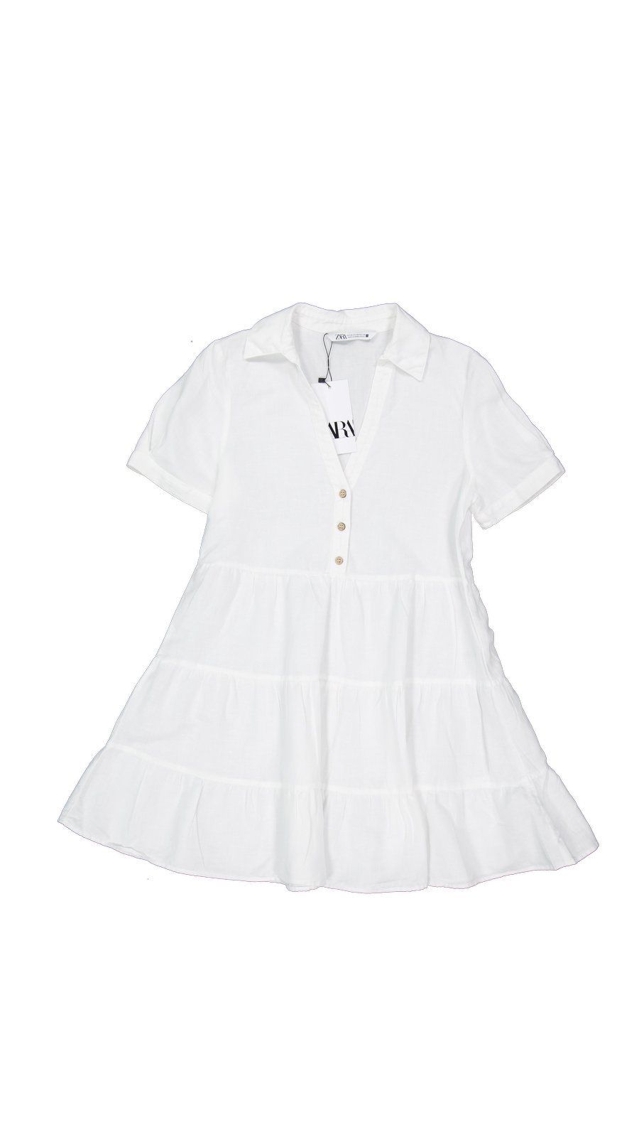 Zara Dresses Cotton White XS