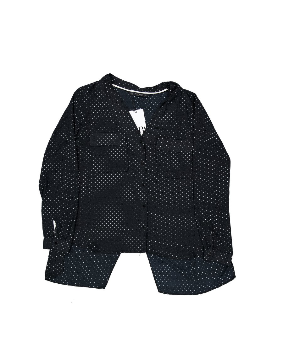 Zara Blouses Polyester Black XL International