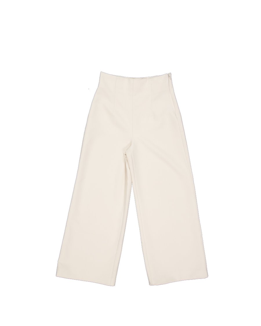 Zara Trouser Polyester Beige XS International