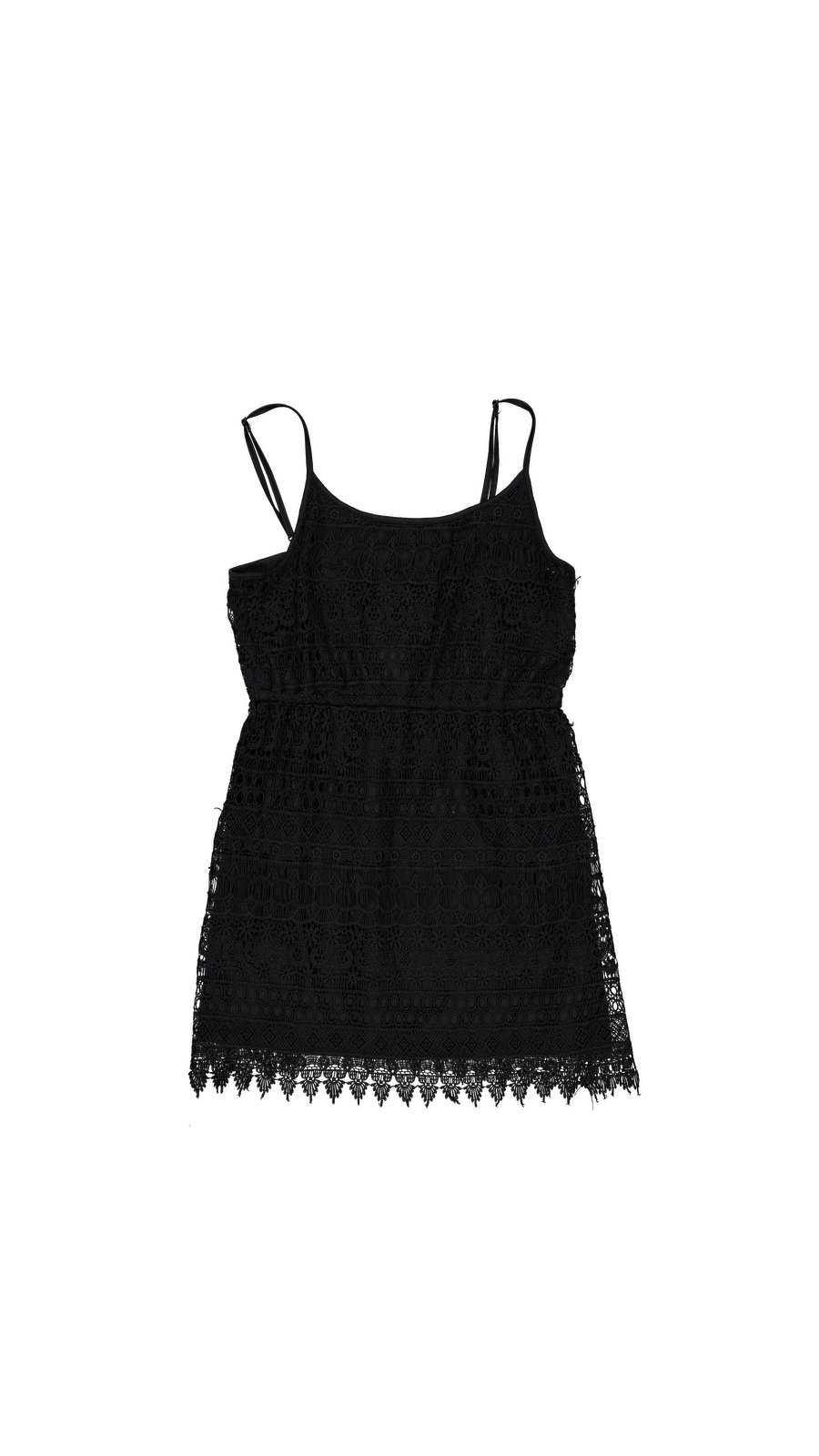 H&m Mid-length Polyester Black M International