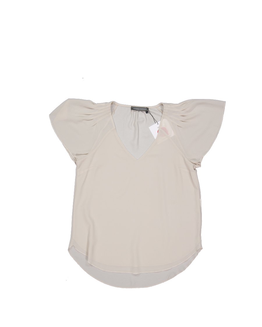 Sandro Ferrone Blouses Viscose Beige M International