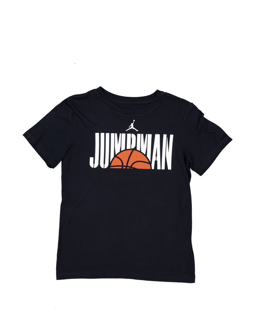 Jordan T-shirts Cotton Black L International