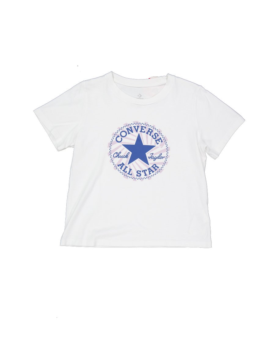 Converse T-shirts Cotton White M International