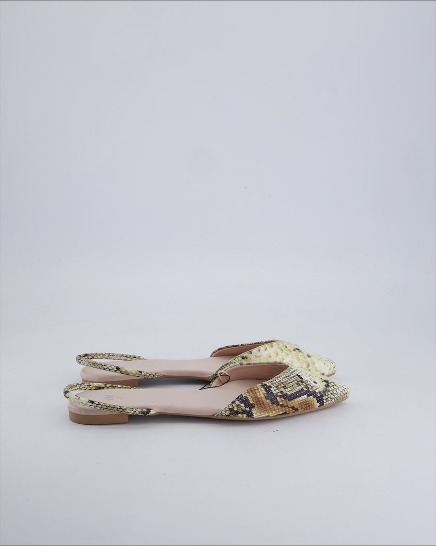 H&m Sandals Plastic Beige 39 EU